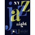 thumbnail image 2 of Junior's Soul NY Jazz Night Graphic Tee Navy Blue Small, 2 of 3