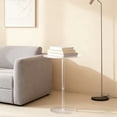 thumbnail image 5 of Clear Acrylic Side Sofa Table Coffee Table for Bedroom Living Room Bathroom Flat Round 250x547mm diy, 5 of 5