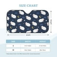 thumbnail image 3 of Bingfone Cute Sheep 1 Car Windshield Sunshade,Sun Foldable Sun Shield Sun Visor for Car - Small, 3 of 8
