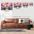 thumbnail image 5 of Hello Valentine’s Day Newfoundland Flower Crown Romantic Pink Floral Horizontal Matte Canvas Poster Newfie Dog Lover Gifts Wall Art Home Decor - 00031, 5 of 5