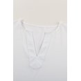 thumbnail image 4 of POGLIP Women's Blue Chic High Low Kimono Top, 4 of 6