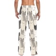 thumbnail image 4 of FORMRS Mens Pajama Pants with Pockets Soft Cotton Sleepwear Lounge Bottoms, Sizes S-2XL, Beige Cute Cats, 4 of 7