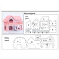 thumbnail image 4 of Casa de hámster de madera, escondite de ratas, refugio de jerbos, juguetes para hacer ejercicio, juguetes masticables para hámsteres enanos, ratones, ratas, jerbos y otros animales pequeños,Pink Jormftte WMXL-263, 4 of 7