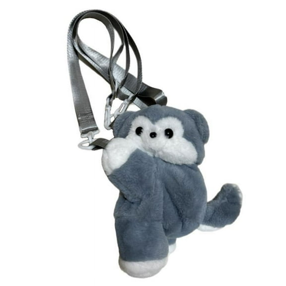 Segolike Plush Backpack Funny Purse Cartoon Daypack for Anniversary Travel Shopping Decor