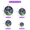 thumbnail image 5 of Happy New Year Corgi Family Cheer Winter Midnight Firework Round Wood Sign Welsh Corgi Dog Lover Gifts Idea Hanging Wall Home Decor - 02025, 5 of 5