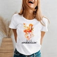 thumbnail image 2 of DHFJKG Womens Summer Top Casual Short Sleeve T Shirt Graphic Print Crew Neck Relaxed Fit Tee Everyday Wear Outdoor Activities Trendy Tops, 2 of 4