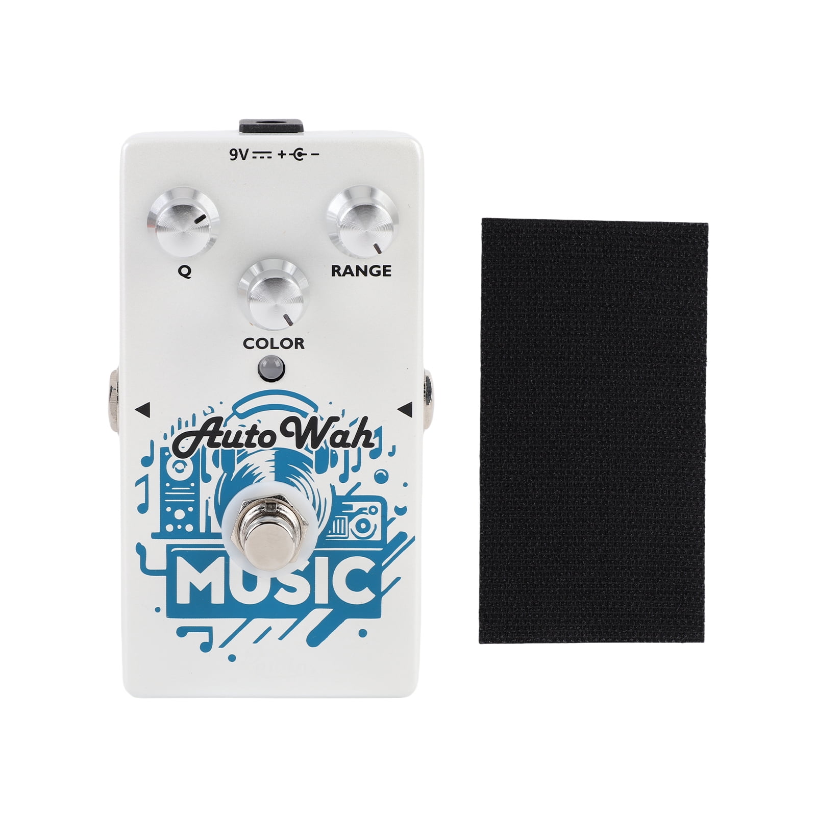 Elowen Guitar Auto Wah Pedal Pedal Auto Wah Pedal Guitar Effects Pedal 70s Classic Design with Loop Recording 3-Knob Control for Fun Stage Performance