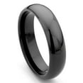 thumbnail image 1 of Titanium Kay Black Tungsten 6mm Dome Comfort-Fit Wedding Band Ring Sz 6.0, 1 of 4
