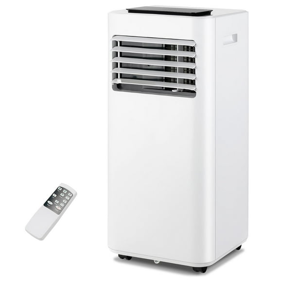 Giantex 10000 BTU Portable Air Conditioner, 3-in-1 Room AC Unit w/Remote Control & Window Kit, Stand up AC for Home, Cools up to 350 Sq.Ft