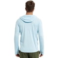thumbnail image 3 of MIER Men's Sun Protection Hoodie Long Sleeve Workout UV Shirts, 3 of 7