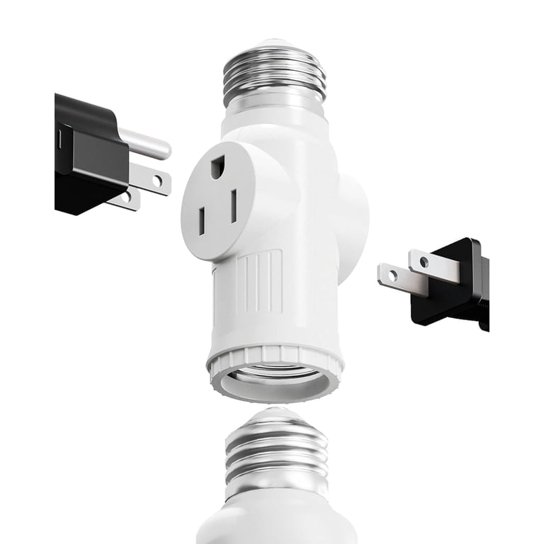 Bulb Socket Outlet To Socket Adapter,Plug-in Light Socket,Convert ...