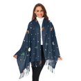 thumbnail image 3 of FORMRS Womens Scarf Winter Soft Long Big Warm Shawls Wrap Tassel Scarves, Christmas Whimsy, 3 of 9