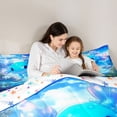 thumbnail image 5 of Homewish Kawaii Blue Salamander Bedding Comforter Set 2pcs for Children Teens,Cartoon Animal Twin Comforter Sets Microfiber,Cute Wildlife Breathable Bedding Set,Luxury Bedroom Decor,Reversible, 5 of 8