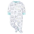 thumbnail image 3 of Onesies Brand Baby Girl Sleep 'n Play Footed Pajamas, 4-Pack, Sizes Newborn-6/9 Months, 3 of 7
