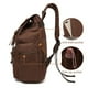 thumbnail image 4 of Mochila AUGUR de lona vintage de gran capacidad para viajes, 4 of 8