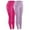 Hot Pink/Light Purple, variant on Wyobmus 2 Pack Leggings With Cellphone Pockets for Women High Waisted Tummy Control Soft Stretchy Workout Pilates Yoga Pants Burgundy/Olive Green