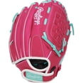 thumbnail image 4 of Guante de Softbol Rawlings Sure Catch Juvenil 10.5'' Rosa/Menta, 4 of 5