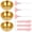 gold, variant on Pack of 9 Face Mask Mixing Tool Set with Stainless Steel Bowl and Brushes Suitable for Precise Skincare Application