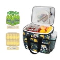 thumbnail image 2 of FORMRS Insulated Cooler Bag 24 Cans Capacity Soft Leakproof Lunch Box with Side Pockets, Lemon Flowers, 2 of 7