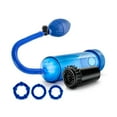 thumbnail image 4 of Eden 9.5 Inch Pump Kit with Stimulation Sleeve and Support Rings, Blue, 4 of 4
