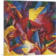 thumbnail image 1 of ARTCANVAS Plastic Forms 1913 Canvas Art Print by Umberto Boccioni - Size: 26" x 26" (1.50" Deep), 1 of 9