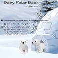 thumbnail image 2 of Ice King Bear Lifelike Baby Polar Bear Stuffed Animal - Plush Toy - 9 Inches Length, 2 of 5