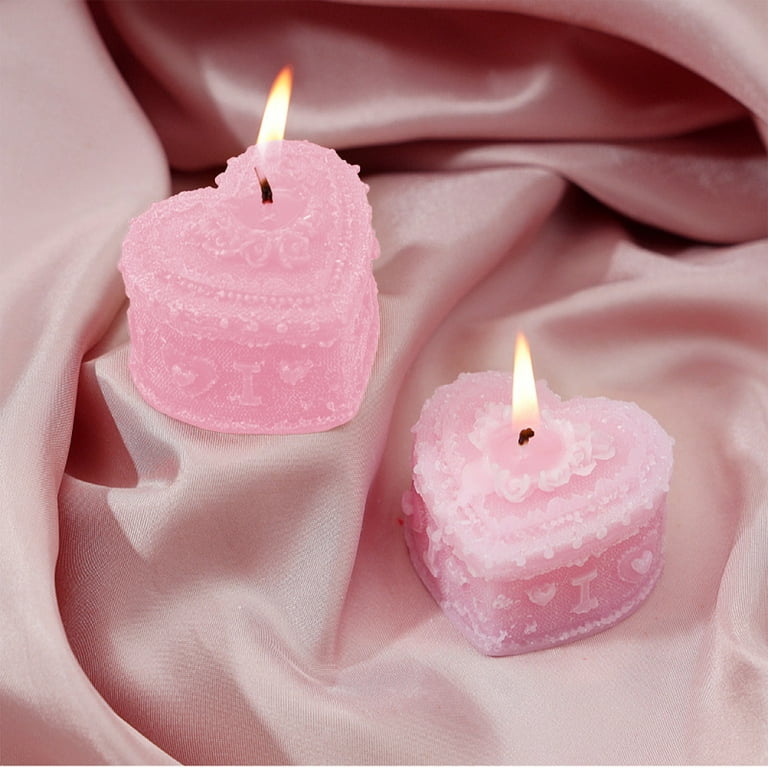 SLYNSHome Scented Candles Heart Shaped Soy Wax Aromatherapy Candle