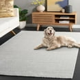 thumbnail image 3 of SAFAVIEH Neptune Corinna Striped Area Rug, Light Gray/Gray, 6'7" x 6'7" Square, 3 of 8