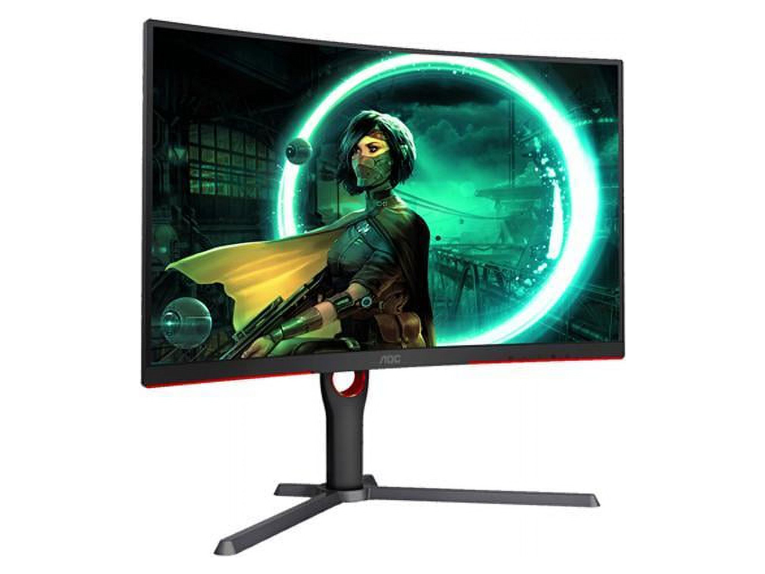 AOC CQ27G3S 27" QHD 2560 x 1440 (2K) 165 Hz (DisplayPort 1.2), 144 Hz (HDMI 2.0) HDMI, DisplayPort, Audio FreeSync Premium (AMD Adaptive Sync) Curved Gaming Monitor