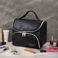 thumbnail image 2 of WrongDuck Makeup Bag, Travel Make up Case with Compartments and Handle, Portable Cosmetic Organizer Bags,Toiletry Bag for Women, 2 of 14