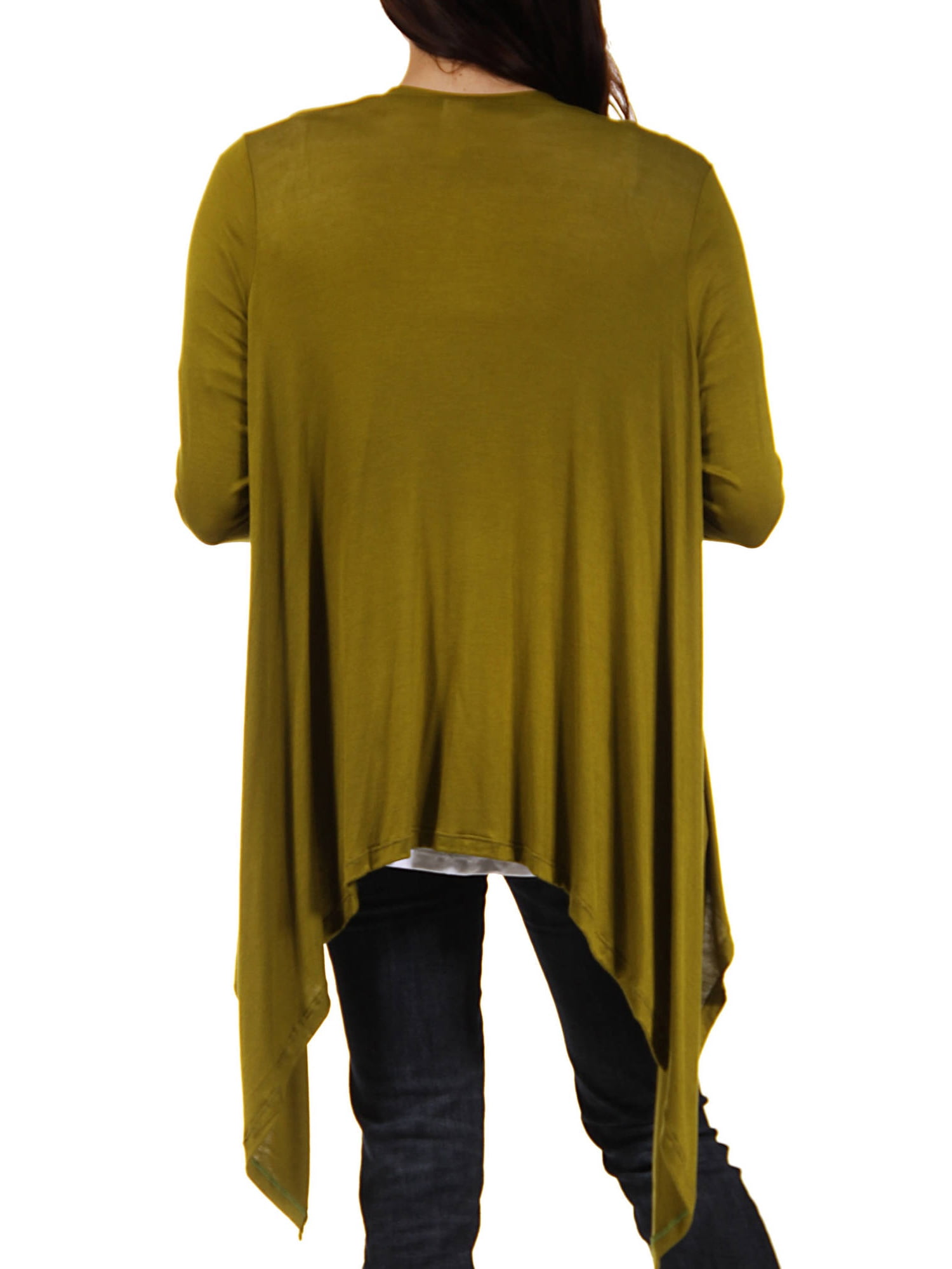 Women's Long Sleeve Maternity High-Low Shrug