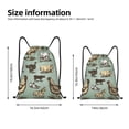 thumbnail image 2 of Lsque Vintage Farm Animals Print Drawstring Backpack Bag Sport Gym Sackpack Cinch Bags Drawstring Bags Draw String Sport Bag-Medium, 2 of 6