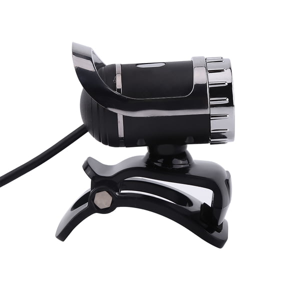 Caméra Web pour Ordinateur, USB 2.0 12 m Pixels Caméra Web à Pince Caméra Web HD Support Rotatif 360 Microphone Intégré pour PC Caméra Vidéo Caméra Web de Bureau