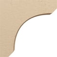 thumbnail image 3 of 6"W x 24"D x 24"H Thin Legacy Rough Cedar Woodgrain TimberThane Corbel, Primed Tan, 3 of 6