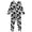 Black CowPrints, variant on DISNIMO Yellow Cat Pajama Set for Kids Girls Pajamas Size 3-4 Sets Long Sleeve Pjs for Toddler Boys Sleepwear Set for Kids 2 Piece Pj Sleepwear for Girls Crewneck
