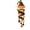 G, variant on ZENVIVE Christmas Magic Spiral Hanging LED Lights, Hanging Christmas Decoration with Spiral Lights for Christmas Porch Entryway Doorway and Outdoor Holiday Decor, Polar Bear, 9.8"