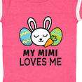 thumbnail image 4 of Inktastic My Mimi Loves Me with Bunny and Easter Eggs Boys or Girls Baby Bodysuit, 4 of 5