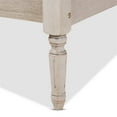 thumbnail image 4 of Baxton Studio Colette Mid-Century Wood Platform Full Bed in White Oak, 4 of 9