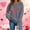 Gray, variant on Avrnliq Womens Gray Valentine's Day Hoodie, Cozy Fleece Sweatshirt with Heart Print Cute Romantic Gift for Her,Size XL