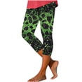 thumbnail image 1 of Capri Leggings para Mujeres Yoga Capri Calcetines Día de San Patricio Unisex Impresión Apretada Moda Casual 3/4 Pantalones Capri Pantalones de Yoga para Mujeres, 1 of 8