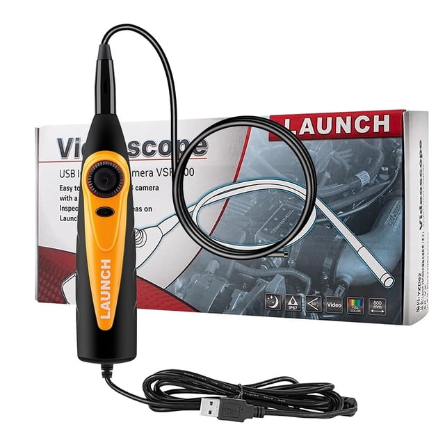 Endoscopio LAUNCH VSP-600, 5,5 mm, ultrafino y 1080p, resistente al agua
