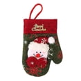 thumbnail image 1 of Ounissouiy Juego de cubiertos en forma de guante de Navidad, reno verde oscuro, Papá Noel, muñeco de nieve, de fiesta en casa, cuchillo y Kits de decoración para fiestas Z9-2-3, 1 of 1