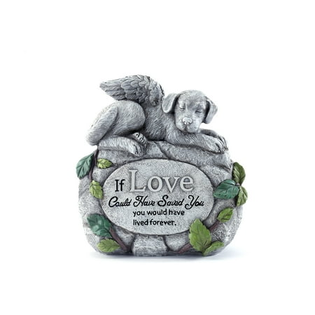 - Dog Angel Rock Outdoor Pet Memorial Stone