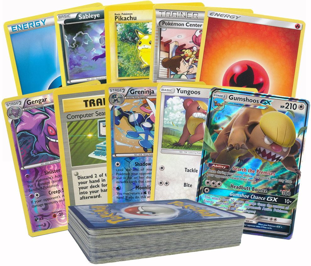 Rares Pokemon 50 Card Lot Holo Commons / Uncommons GUARANTEED EX/GX 