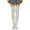 White, variant on Winter Knit Over the Knee Thigh High Boot Socks, White