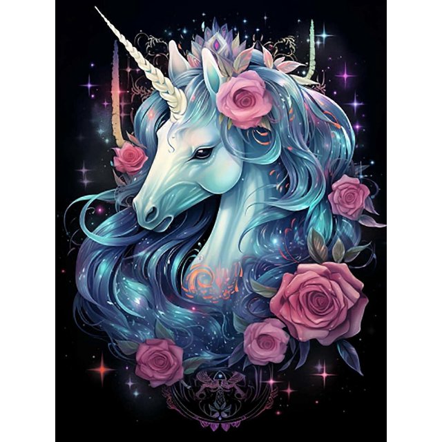 Diamond Painting Accessories Horse DIY Diamond Art Kits, Animal 5D Diamond Painting Kits for Adults Cross Stitch, Full Drill 30x40cm