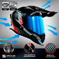 thumbnail image 3 of Casco . Cross AXS NORDICA Rojo XL 2025, 3 of 9