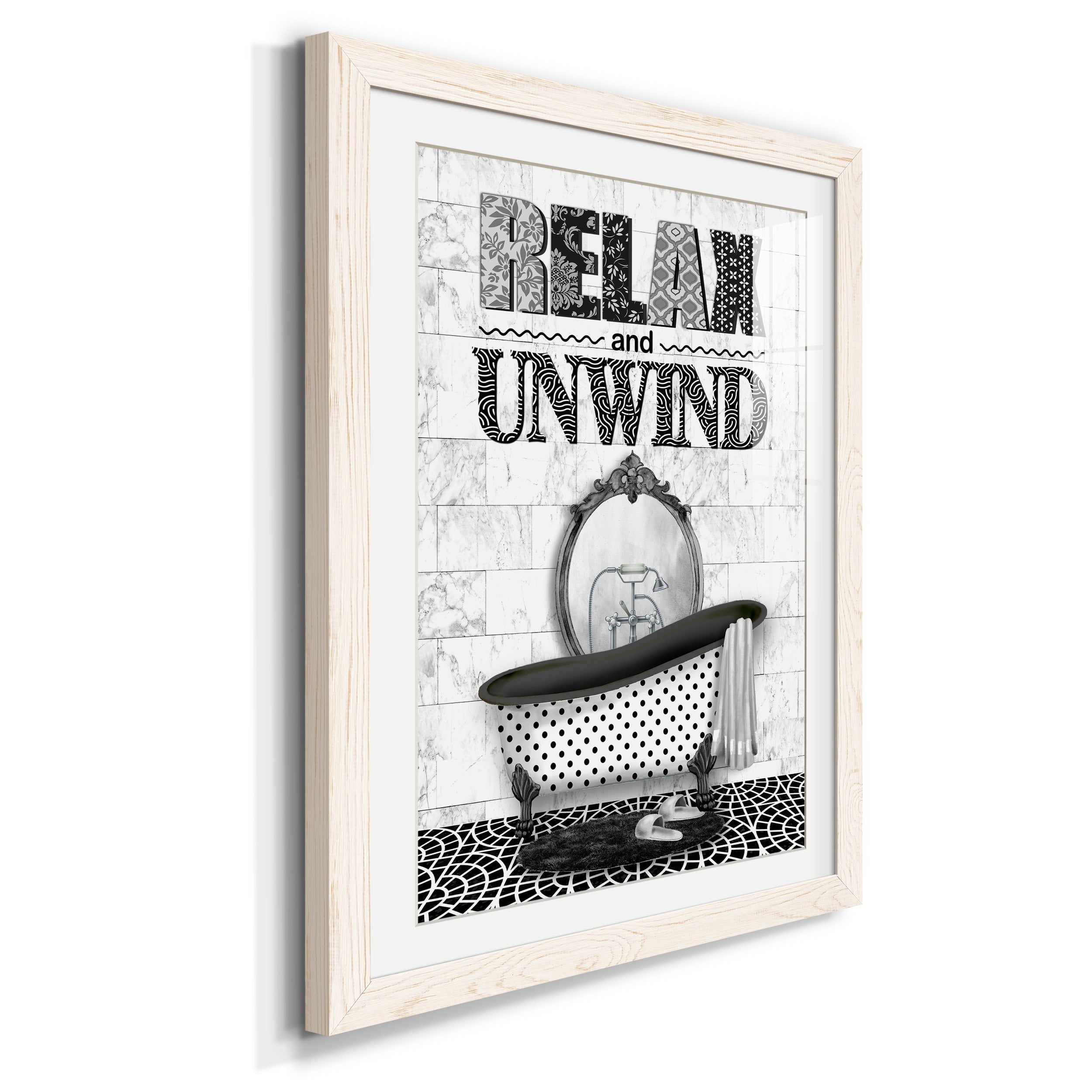Relax and Unwind - Premium Framed Print - Distressed Barnwood Frame - Ready to Hang