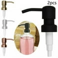 thumbnail image 2 of Yannee 2 Pcs Retro Metal Dispenser,Stainless Steel Soap and Lotion Dispenser Pumps,Replacement Bottles Bird Head Pumps,Gold, 2 of 4