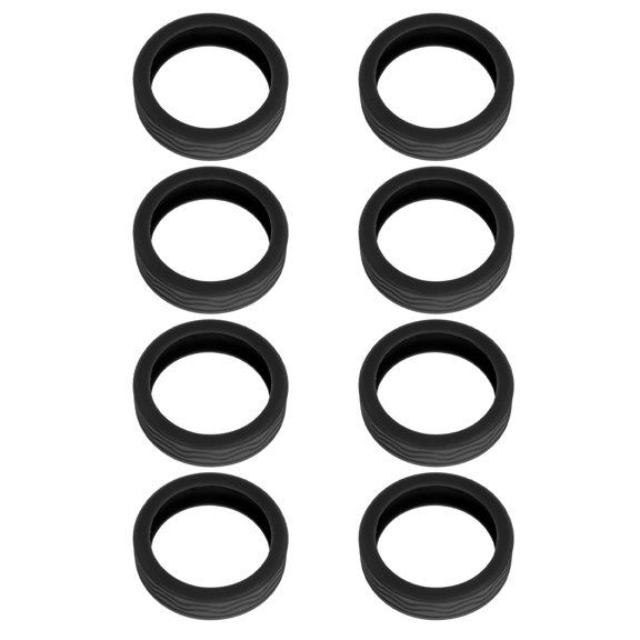 LOLIPPYY Luggage Wheel Protection Covers Black Durable for Frequent Travelers